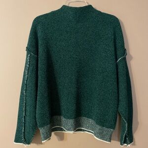 Zenana Outfitters Forest Green Turtleneck Sweater